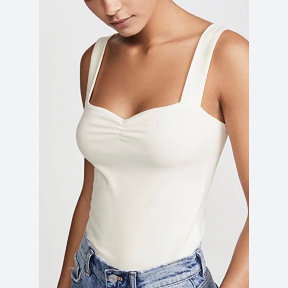 Reformation Kelley Top size small in ivory